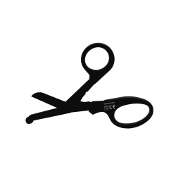 Ciseaux EMT 18,5cm, Noirs